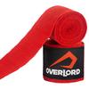 Overlord bandaż bokserski 400cm czerwony