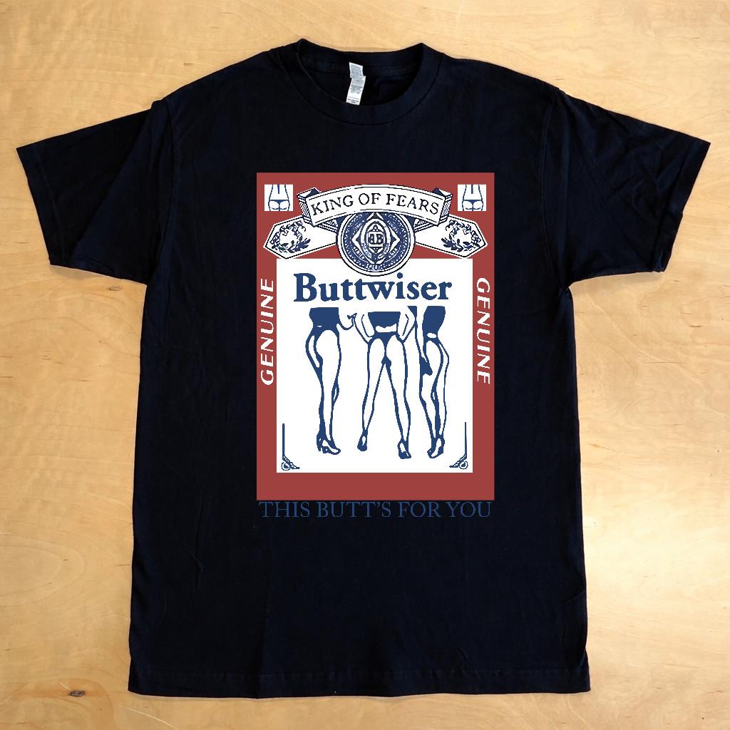 Buttwiser T-Shirt, Lana D.e.l Rey Beer Vintage Retro Tee, Unisex, Casual 4XL