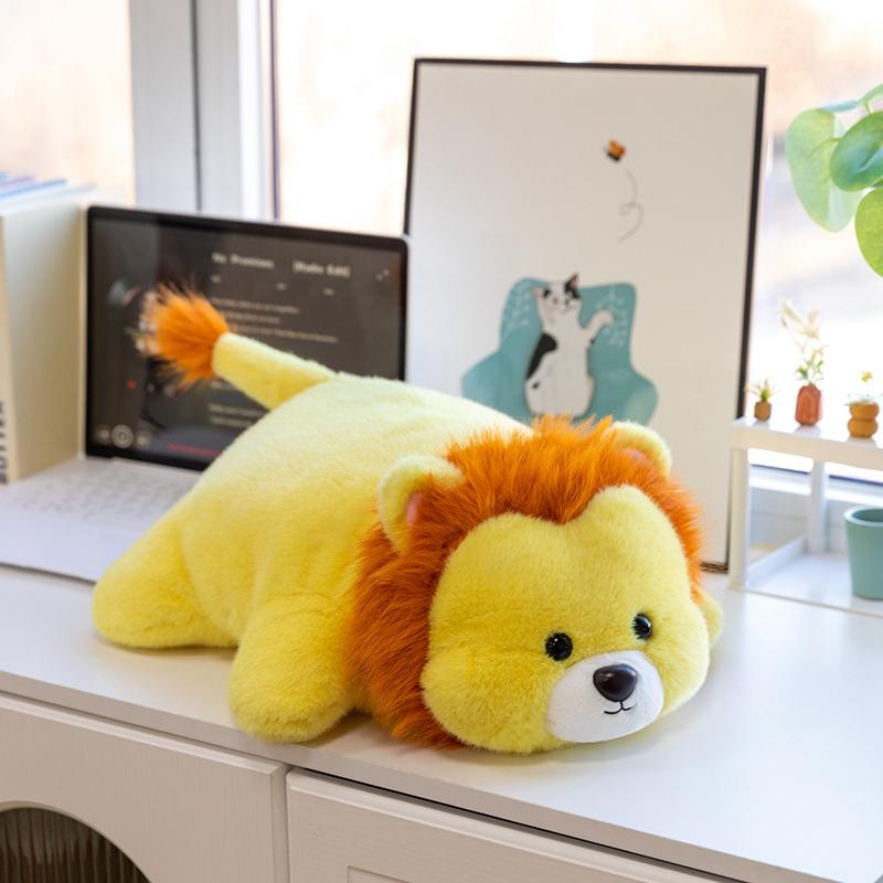 45Cm new Filled Critter Lovely Huggable Soft Cushion Cow Hippopotamus Lion Hare Feline Dino Treat For Boy And Daughters Cushion
