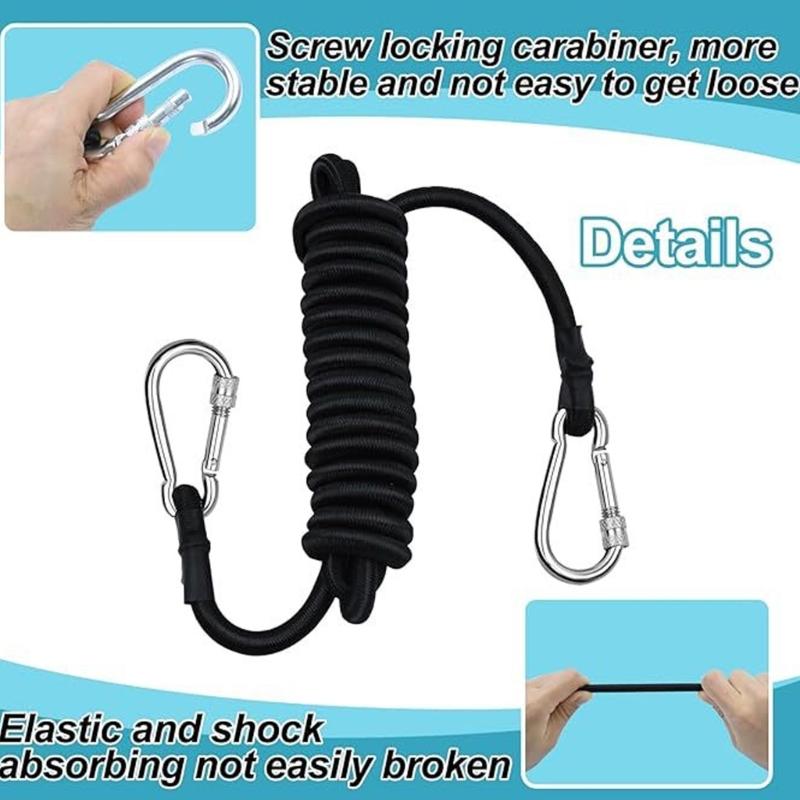 Secure Floating Pad Tethering System with Metal Hook and Heavy Type Grommets for Water Activity