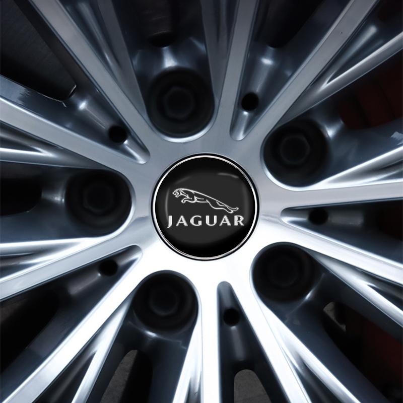4pcs 60mm Car Vossen Wheel Center Hub Cap Car Rims Dust-proof Cover Hubcapss For Jaguar XF XE XJ XJ8 F Pace X Type F Type Necklace Tijera Ropa Llavero