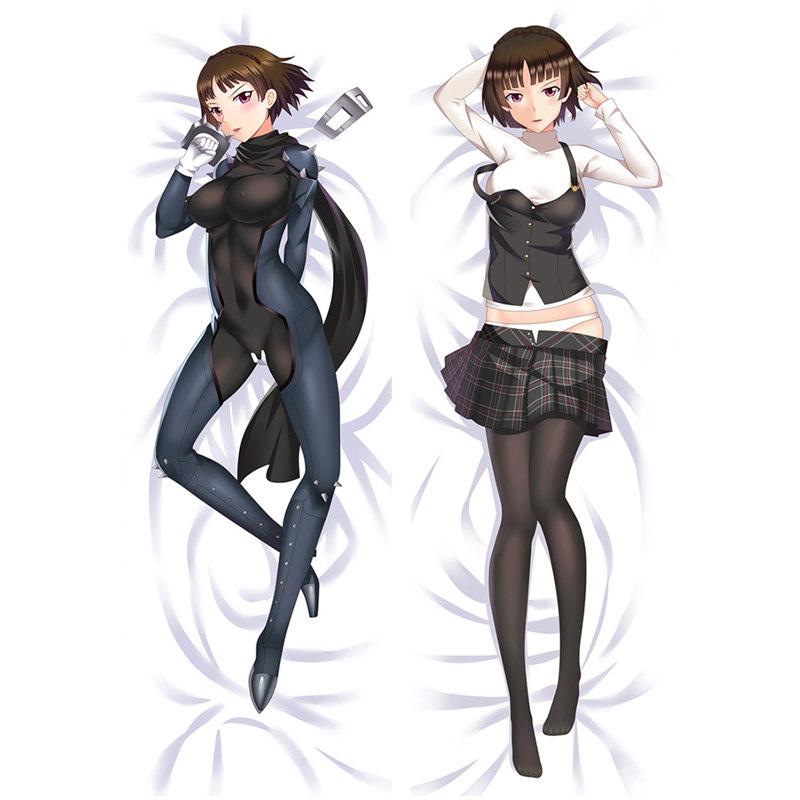 60x180cm Anime PSP Game Persona 5 Pillow Cover P5 Dakimakura Case Tricot 3D Double-sided Bedding Hugging Body Pillowcase