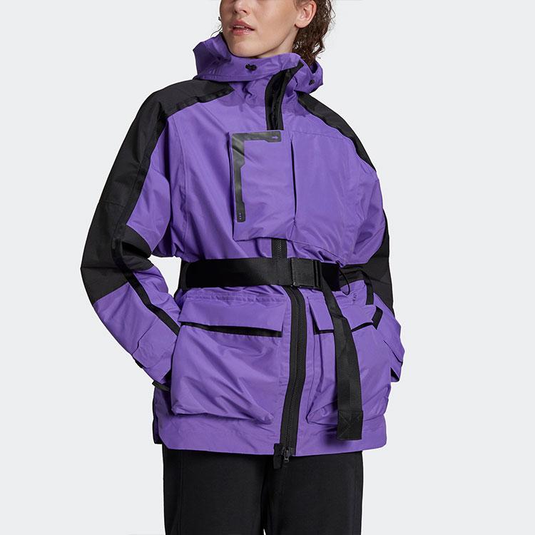 Adidas Cw Xploric R.r Casual Sports Hooded Jacket Women Outerwear Purple HF8461