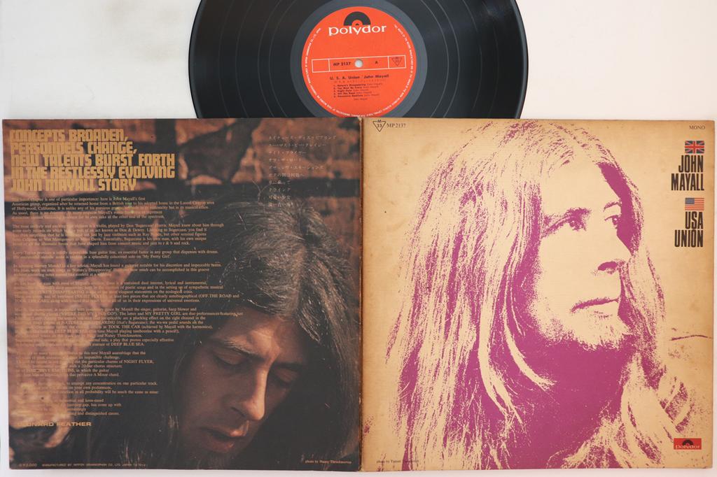 LP Record JOHN MAYALL - U.s.a. Union MP2137 POLYDOR 1970 Japan Rock Used