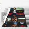 The Weeknds Rapper Singer Warm Blanket  Picnic Plush Bedding Throws Aesthetic Couch Chair Flannel Bedspread Sofa Bed Cover