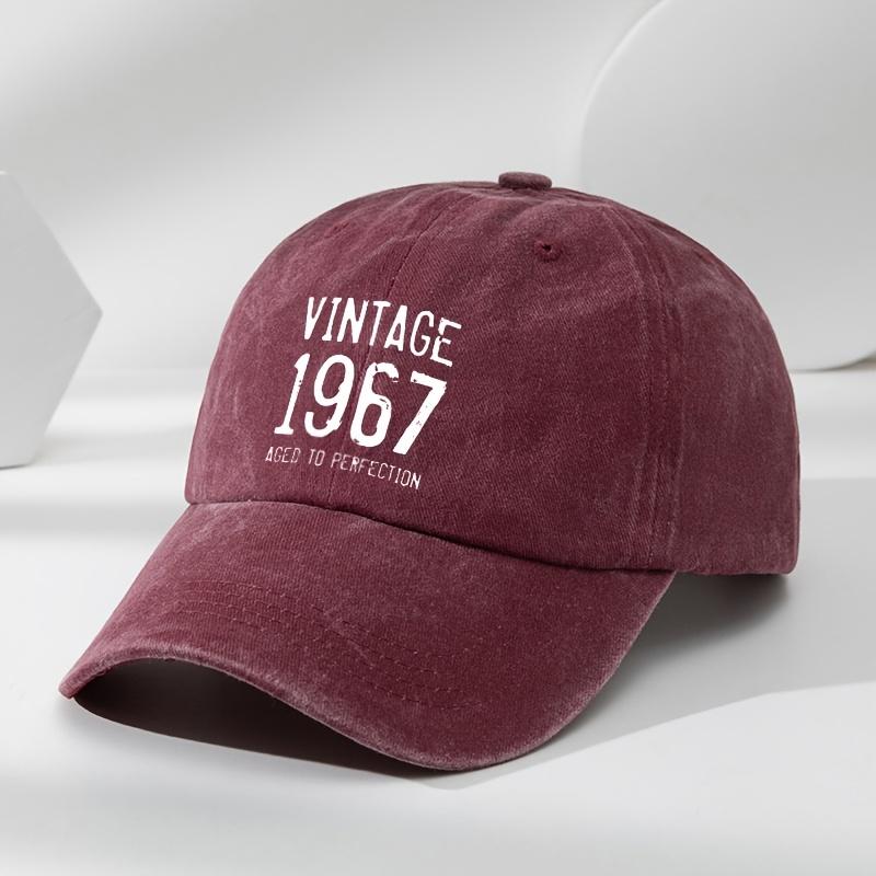 Washed Baseball Cap Men Women Vintage Cotton Curved Brim Sun Protection Hat