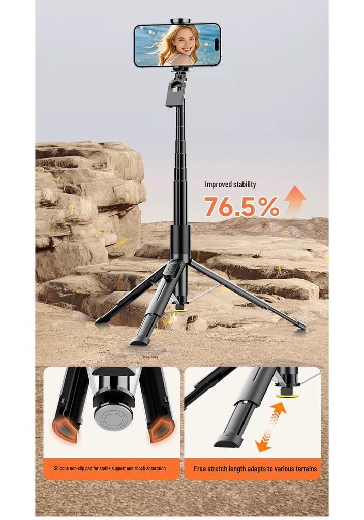 Y08 Integrated Auto-Pop-Up Selfie Stick & Tripod Holder
