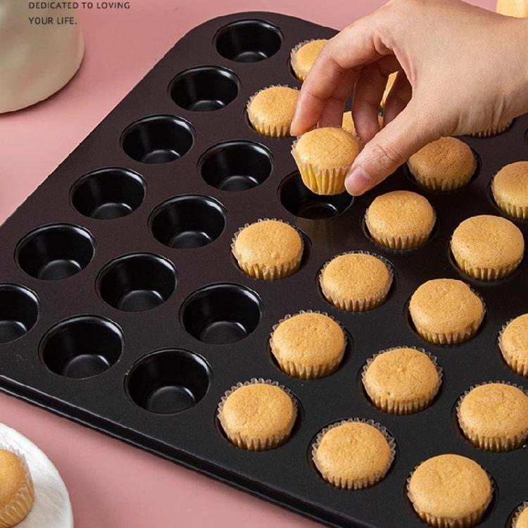Einfach zu verwendendes Cupcake-Backblech, tragbare Cupcake-Förmchen, Miniatur-Kuchenform zum einfachen Backen zu Hause