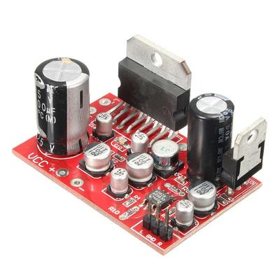 TDA7379 Stereo Amplifier Board 38W×2 DC9-17.5V With AD828 Fever Grade Preamp Audio Amplifier Module Better Than NE5532