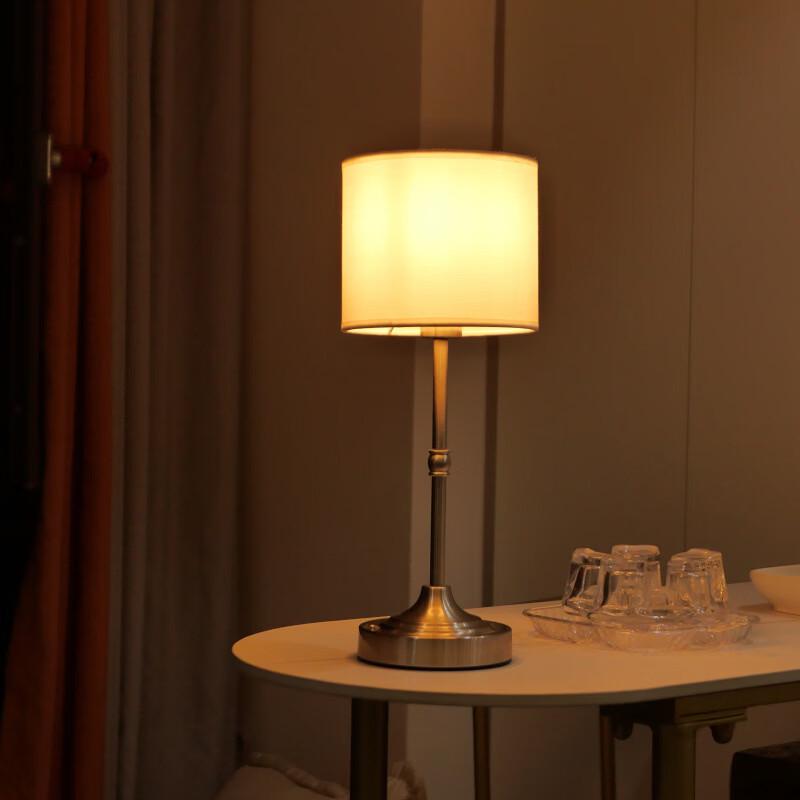 Oeny Fabric Metal Rechargeable Table Lamp