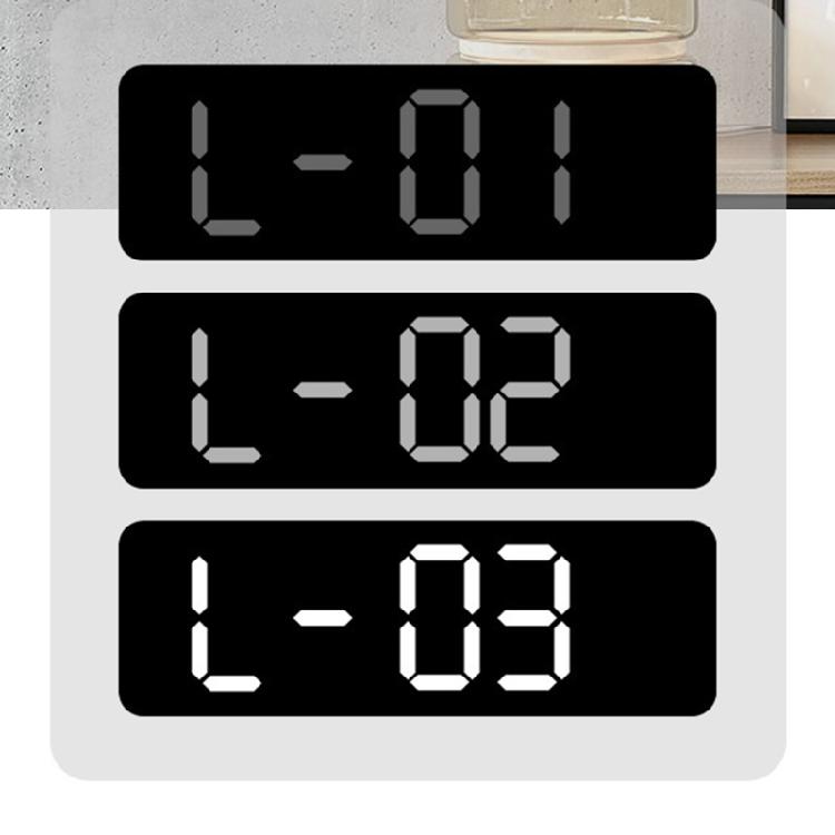 LED Digital Display Alarn Clock Brightness Dimmable Hangable and Desk Colck