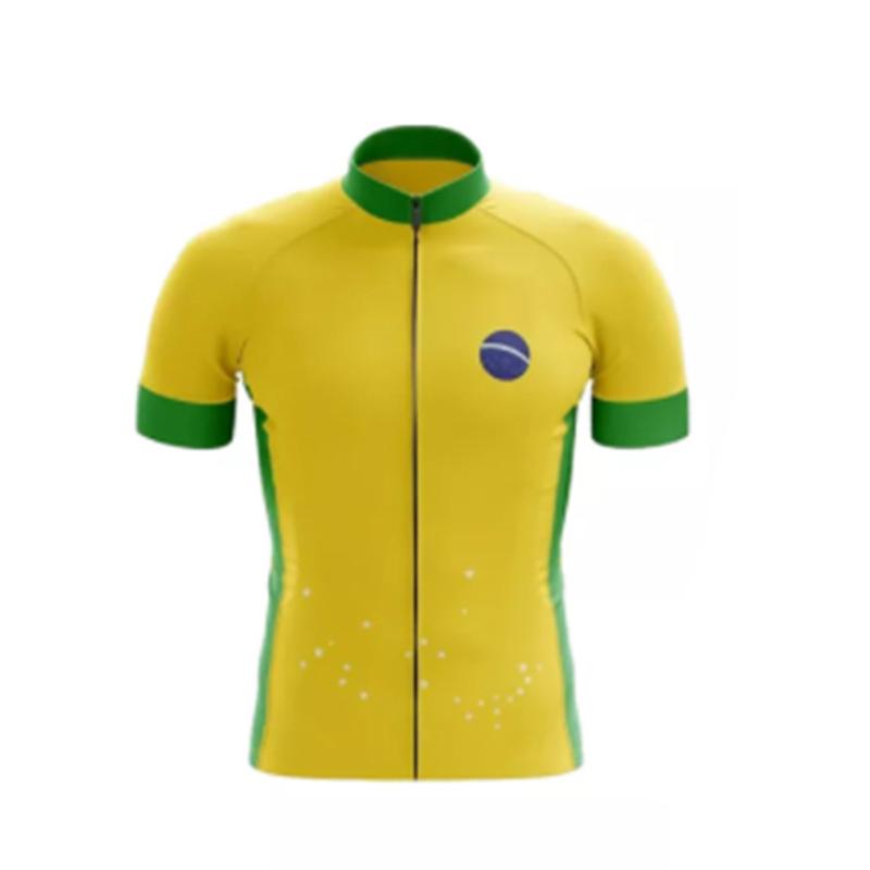 2026 Brazil New Cycling Team Jersey Bike Shorts Bib Set Ropa Ciclismo MenS MTB Shirt Summer Bicycling Maillot Bottom Clothing