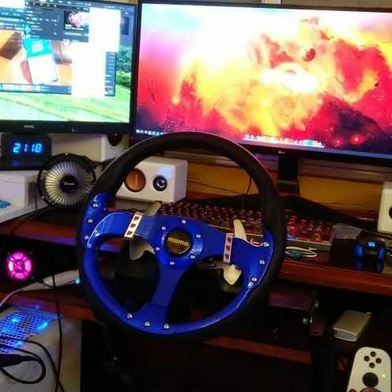 13-calowa kierownica wyścigowa Cool Coupe, półokrągłe ostrze, 14-calowa