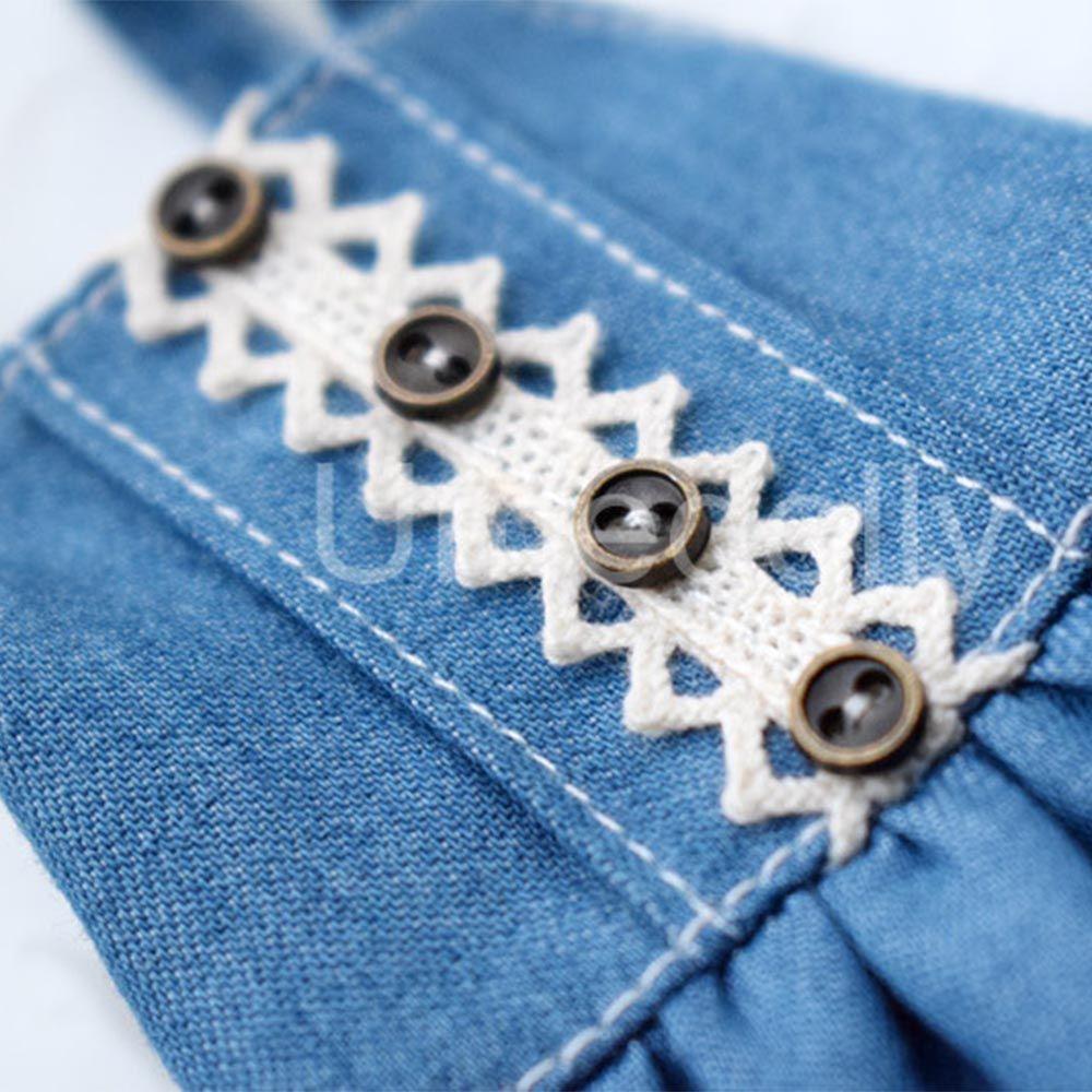 Dollhoues Miniature Clothing Sewing Craft Dolls Strap Buckles DIY Doll Clothes Mini Metal Buttons