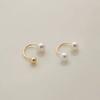 14k U-hook Pearl Piercing (14k Gold) PI06
