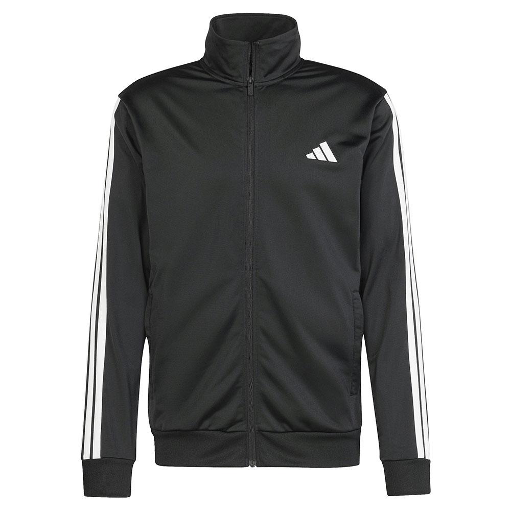 Adidas Sportswear Basic 3-Stripes Tricot tracksuit polyester Black