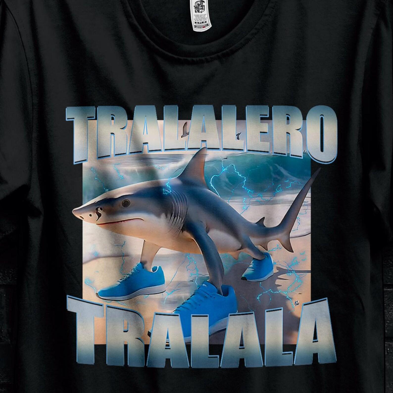 Trallallero Trallalla Funny Italian Brainrot Meme T-shirt, Unhinged Clothes, Cactus Elephant, Dank Memes Tshirt, Stupid Gifts, Lirili Larila 3XL