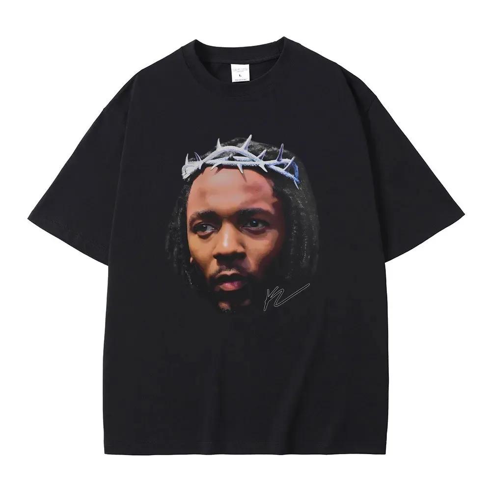 Rapper Kendrick Lamar Pimp A Butterfly Mr. Morale & The Big Steppers Album Graphic Print Tshirt Male Hip Hop Casual Tees
