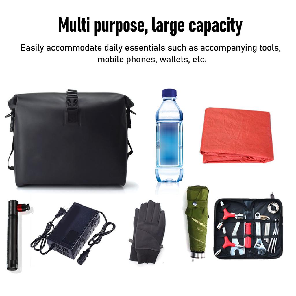 Scooter Storage Bag Water Resistant Large Capacity Folding Opening Multipurpose Electric Scooter Carrying Bag