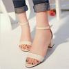 Premium Quality New Summer Women Sandals Open Toe Flip Flops Thick Heel Korean Style Gladiator For Effortless Style