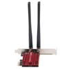 WiFi6 Wireless Network Card 1800Mbps Dual Band Desktop Gigabit Network Card Bluetooth5.2 PCIE Wireless Adapter for