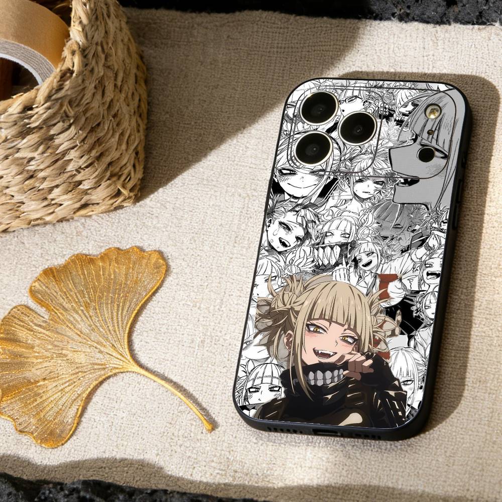 T-Toga himiko Phone Case For iPhone 17, 16,15,14,13,12,11 X XR Plus,Others Soft Black Cover