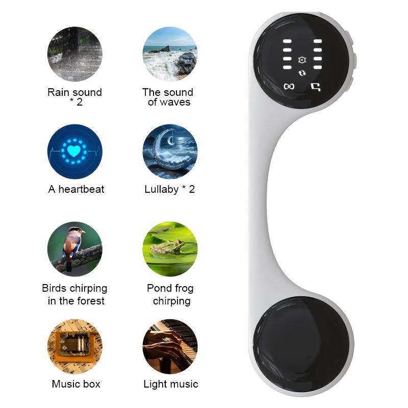 Bone Conduction Music Sleep Speaker with - Stereo Sound, Bone-Conducting Headphones for Bedside, - (No Adapter), Low-Power