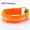 Night Running Armband LED Light Outdoor Sports USB Rechargeable Safety Belt Arm Leg Warning Wristband Cycling Bike Bicycle Light