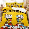 Cartoon Cuphead Show Bettwäsche Set Jungen Mädchen Twin Queen Size Bettbezug Kissenbezug Bett Kinder Erwachsene Mode Home Textileextile