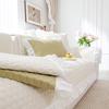 French Cream Sofa Cushion Thickened Universal Non-Slip Cover Soft Towel Fabric for All Seasons Comfortable Home Decor