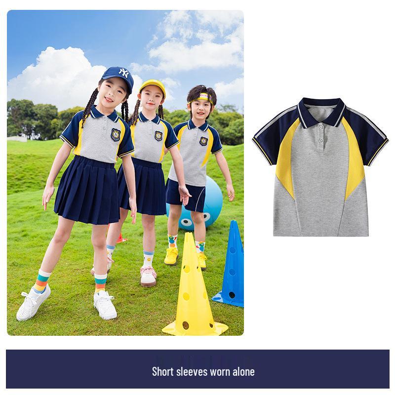 

Autumn & Spring College-Style Baseball Uniform Set for Primary School, Kindergarten, Teacher, & Summer Sportswear. 120 cm