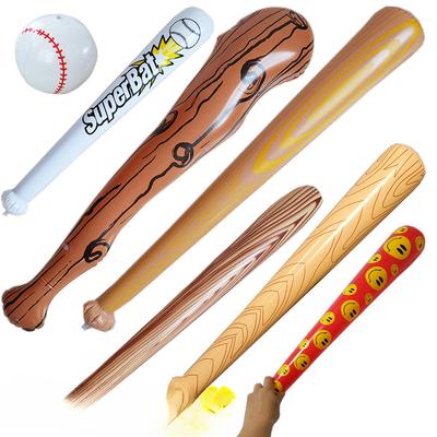 1PC Inflatable Bat Baseball Bat Wooden Bat Inflatable Toy Come On Inflatable Bat