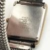 Used Working item Rado Diastar Watch Men's Gold Dial Square New Battery RADO DIASTAR Silver QZ
