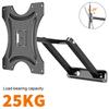 Universal Retractable TV Monitor Wall Mount Bracket Articulating Arms Swivel Tilt Extension Rotation TV Stand Expansion Bracket