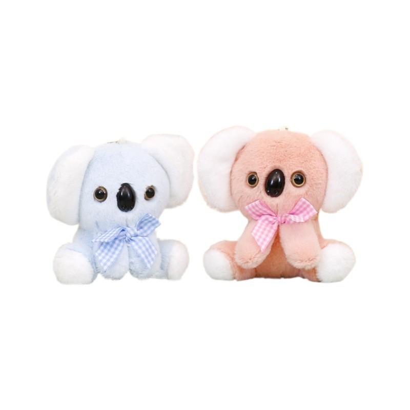 Adorable Koala Plush Keychain Soft Stuffed Animal Bag Charm Cute 12cm Toy