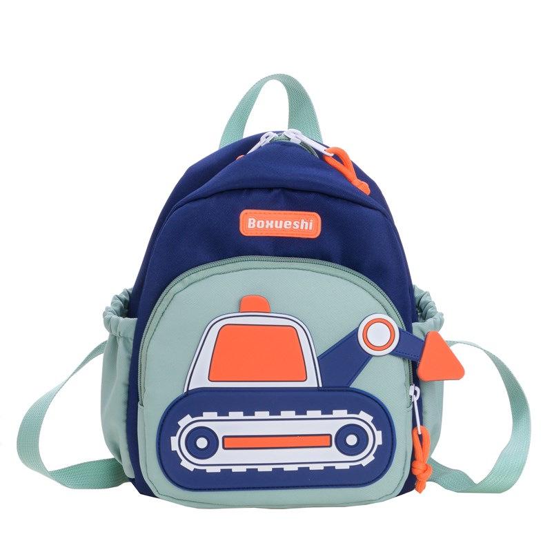 

Детский школьный рюкзак «Экскаватор» с защитой от потери для мальчиков, подходит для детского сада, прогулок, путешествий и многого другого