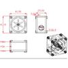 Black ,White Water Flow G1/4''x3  Thread Water Cooling POM Flower ,Computer Cooling Accessory ,Drop Shipping