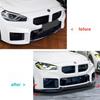 Car Front Bumper Lip For BMW 2 Series M2 G87 2023+ Splitter Spoiler Blade Diffuser Protection Plate Exterior Upgrade Decoration