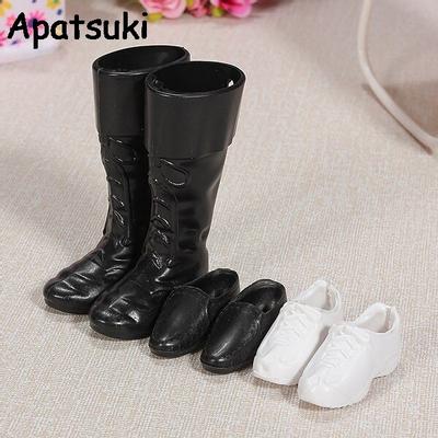 3pairs/set Fashion Doll Accessories Doll Shoes Boots Sneakers For Prince Ken Doll For Barbie Boyfriend Ken High Quality Kids Toy