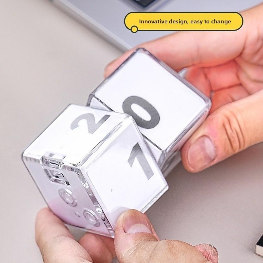 Self Discipline Cube Countdown  Timer Time Management Electronic Timer Kitchen Timer  Home Bedroom