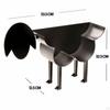 Decorative Cast Iron Sheep Roll Holder, Wall Mounted or Standing for Bathroom, Bathroom Accessories,