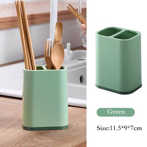 Plastic Chopstick Spoon  Storage Rack Box Kitchen Drain Basket Dish Drying Holder Tableware Organizer Container Cutlery Dryer