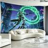 Overwatch Heroes Wall Tapestry Aesthetic Wall Hanging Printed Fabric Blanket Decorative Tapestries for Bedroom Living Room Home Decor