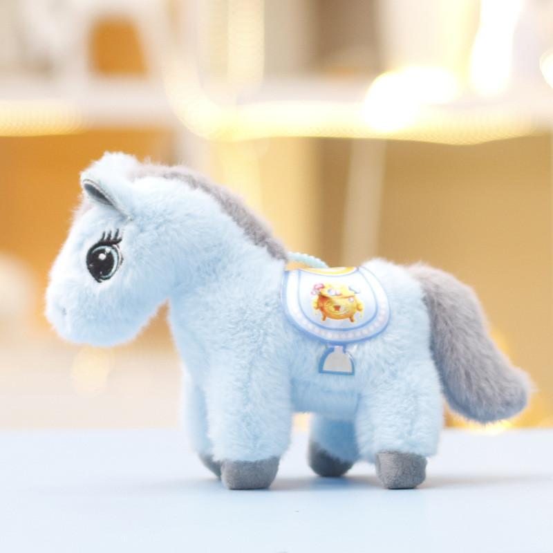 Cute Pony Stuffed Plush Doll Toy Pendant Keychain For Backpack Decoration And Collection