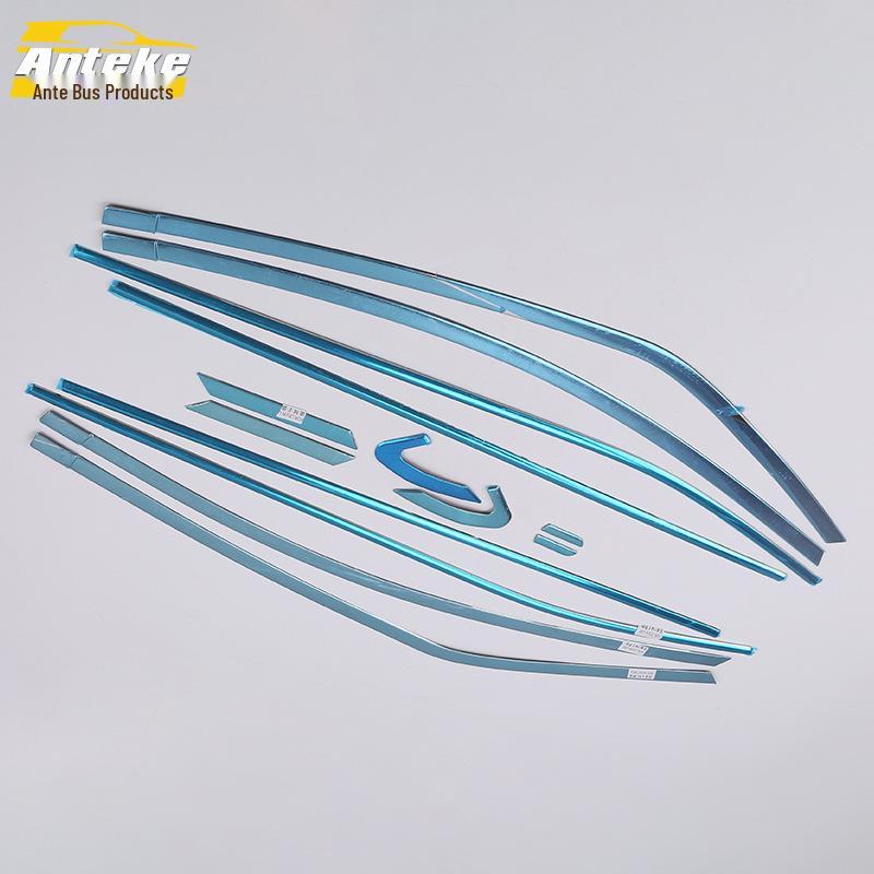 Compatible with 14 Levin Car Models: Stainless Steel Anti-Scratch Window Trim and Decorative Bright Strip.