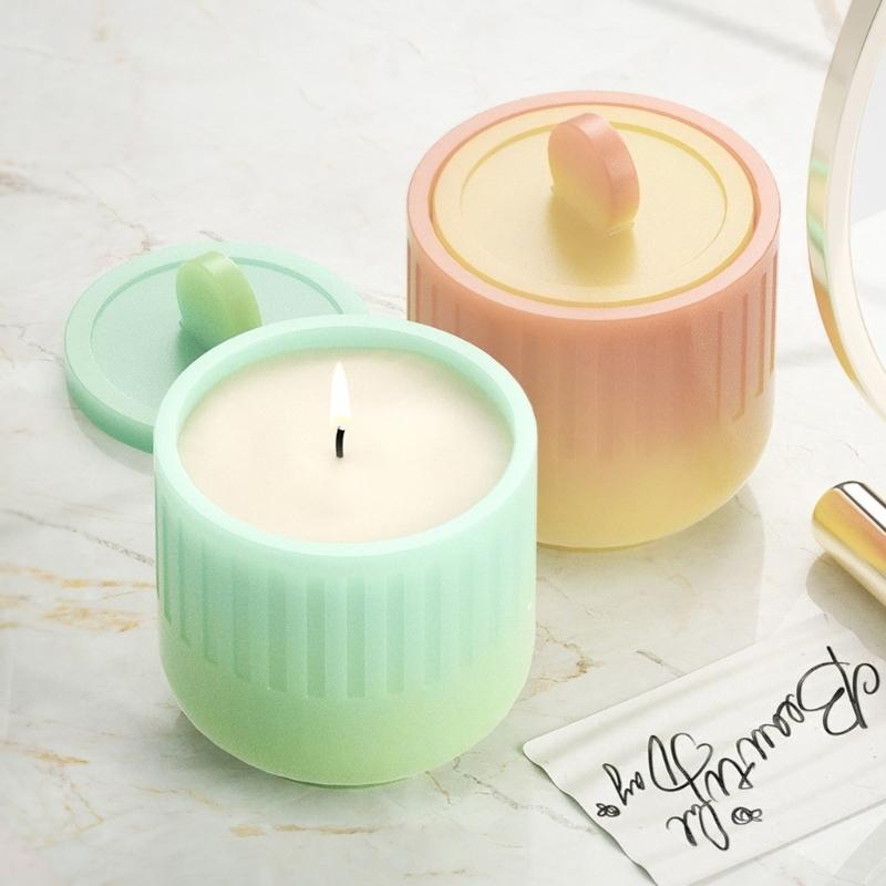 Silikonová úložná forma Formy na šperkovnici Formy na skladování forem na pryskyřice Formy s víkem Formy na pohár na svíčku pro kutily