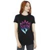 Disney Womens/Ladies Descendants Pink Crown Cotton Boyfriend T-Shirt