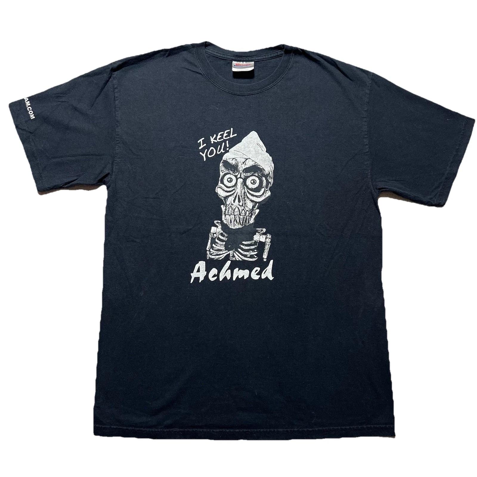 Jeff Dunham Shirt M Achmed I Keel You Early Tour Black Comedy Graphic Tee 3XL