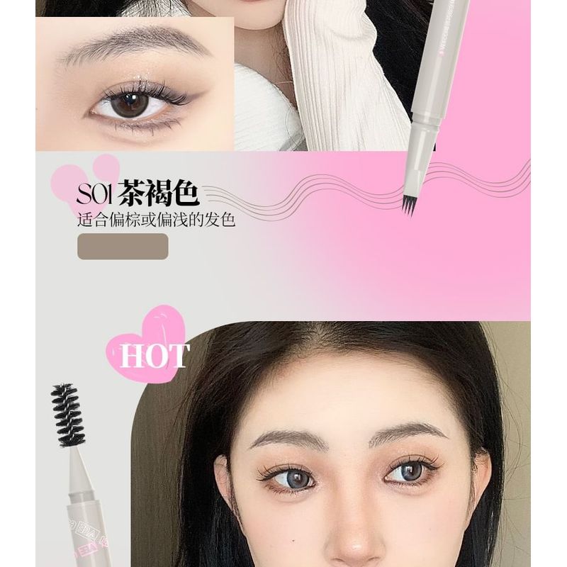 VEECCI - Freely Painted Liquid Eyebrow Pencil - 3 Colors