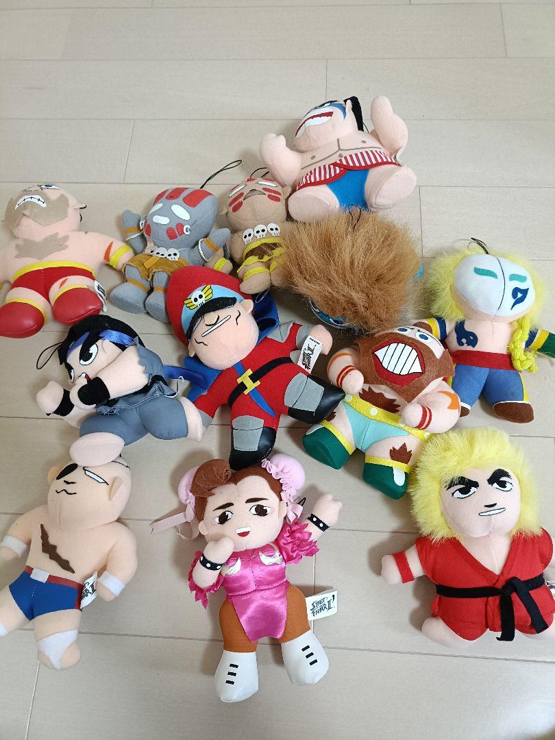 

[USED] 1990s Street Fighter II, II Dash UFO Catcher 12-piece set
